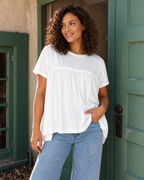Sunday Morning Babydoll Top