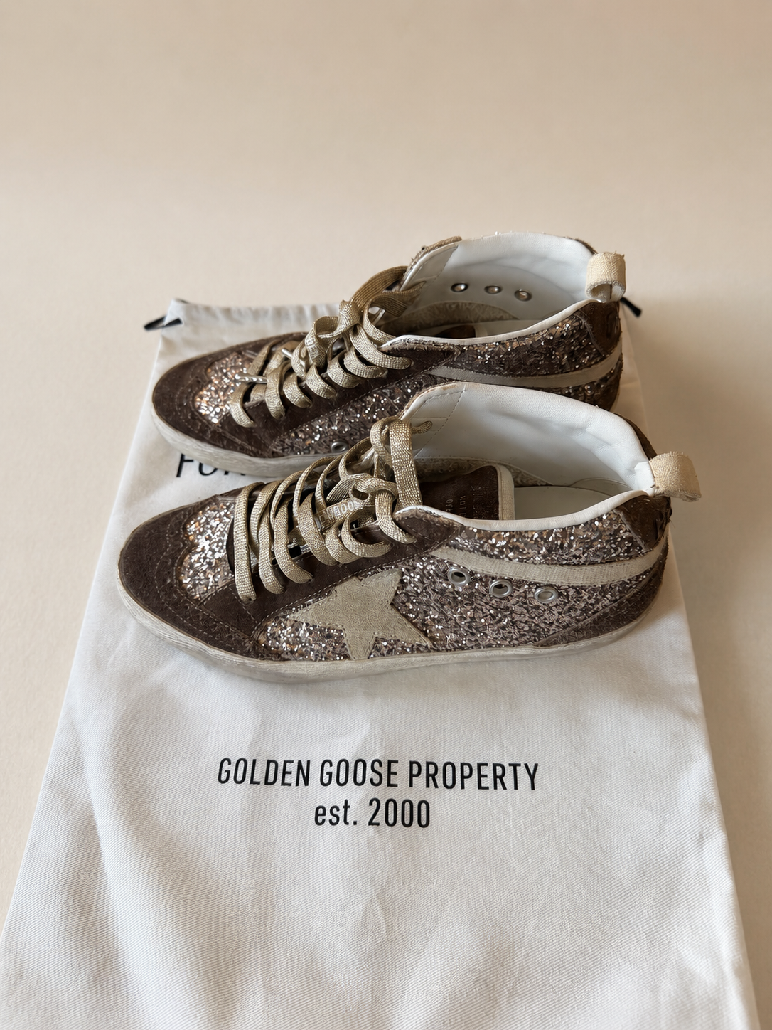 Golden Goose Women's Mid Star Embellished Mid Top Sneaker