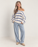 THE SUNDAY TIDE STRIPED KNIT