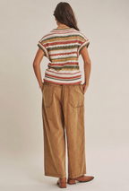 Autumn Wander Striped Knit Top