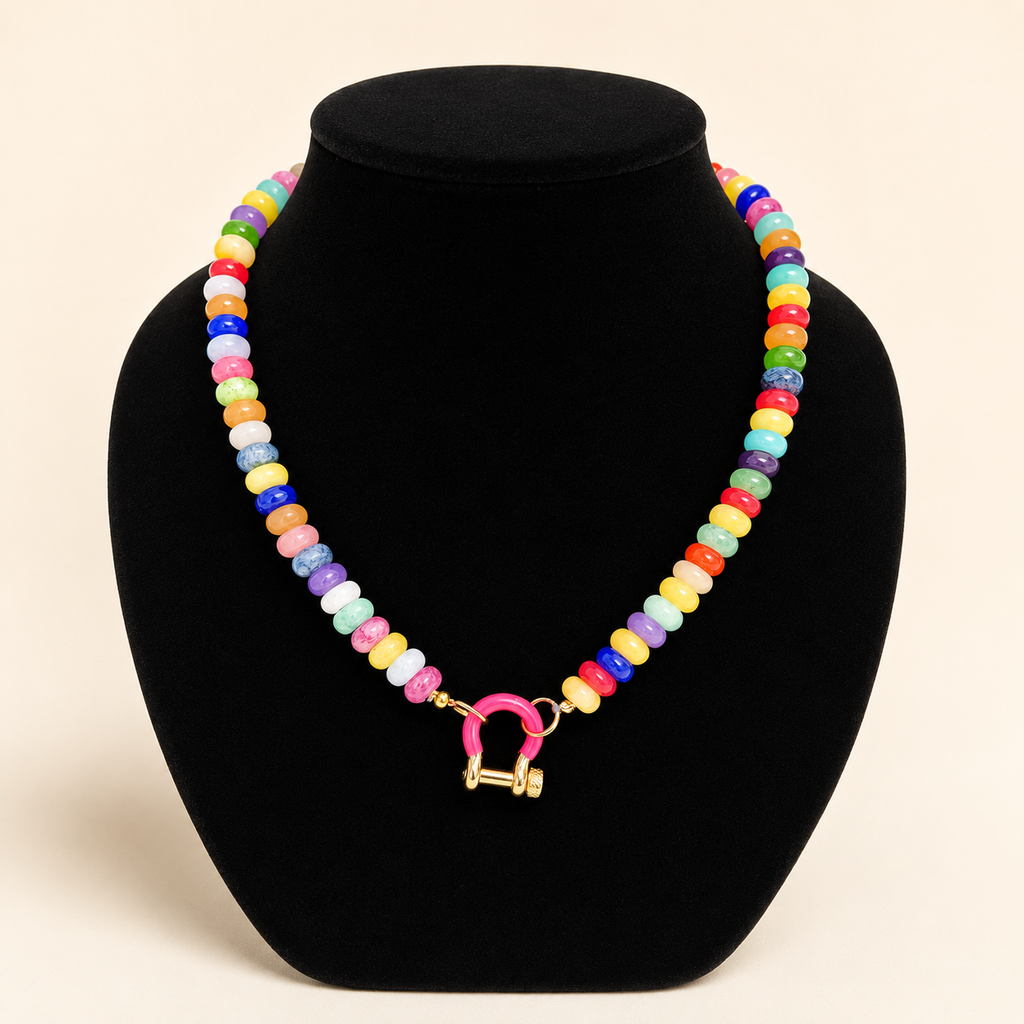 Multicolor Quartz Necklace