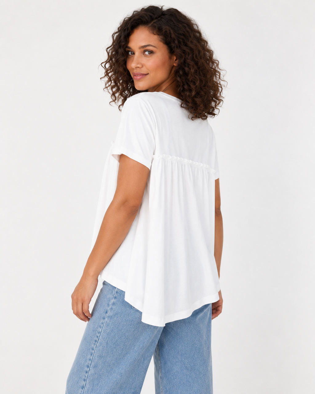 Sunday Morning Babydoll Top