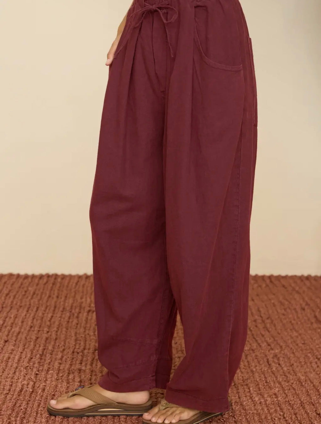 The Sundown Wide-Leg Pant – Mulberry