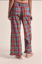 Multicolor Plaid Pants