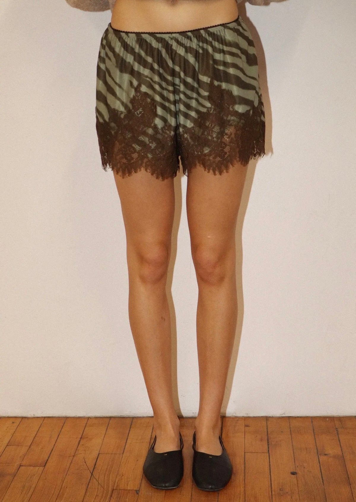 Zebra Lace Shorts