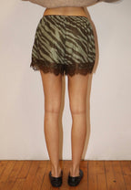 Zebra Lace Shorts