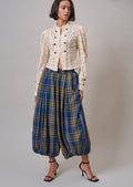 Midnight Plaid Balloon Pants