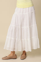 Layered Cotton Skirt