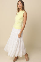 Layered Cotton Skirt