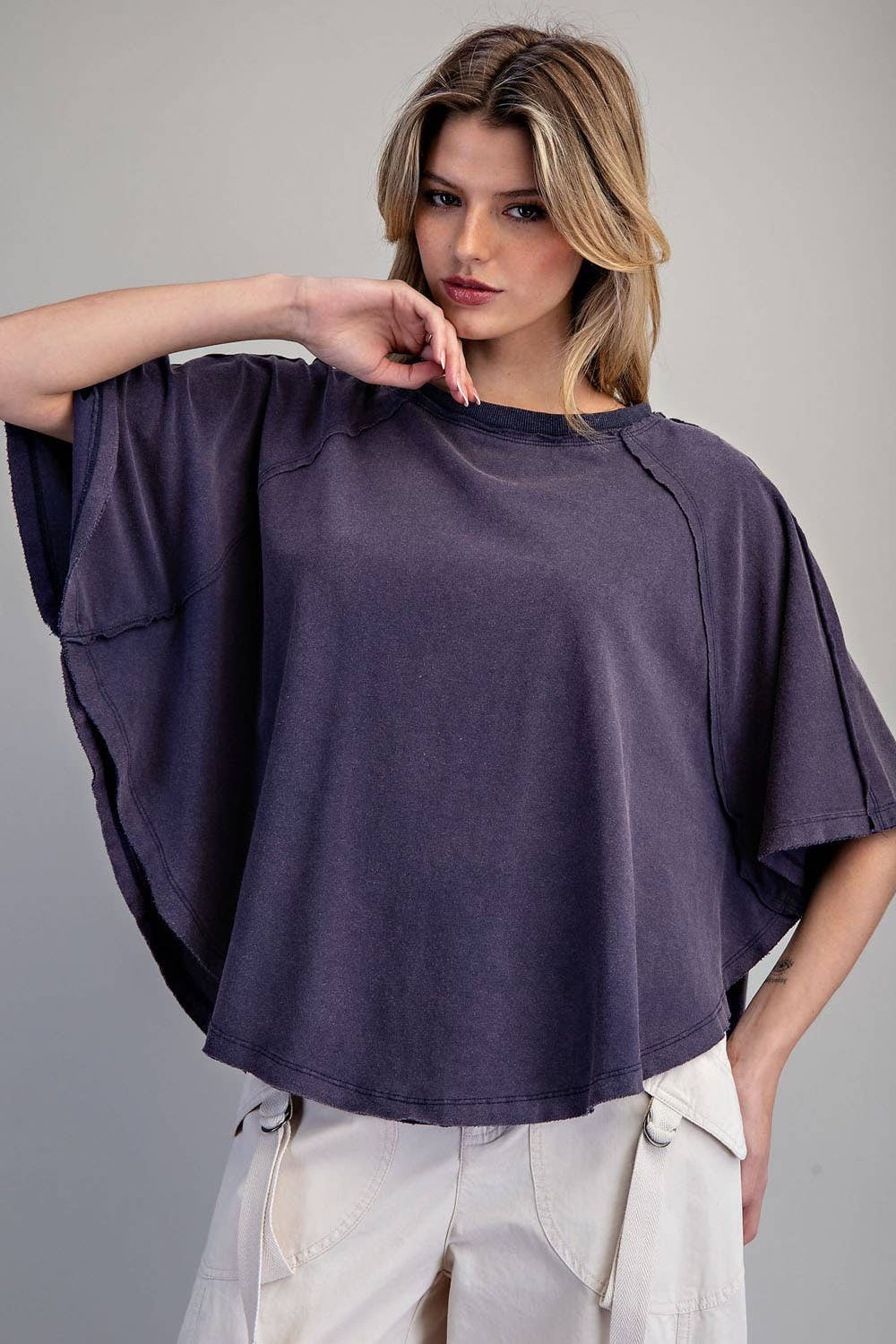 Dolman Sleeve Boxy Top