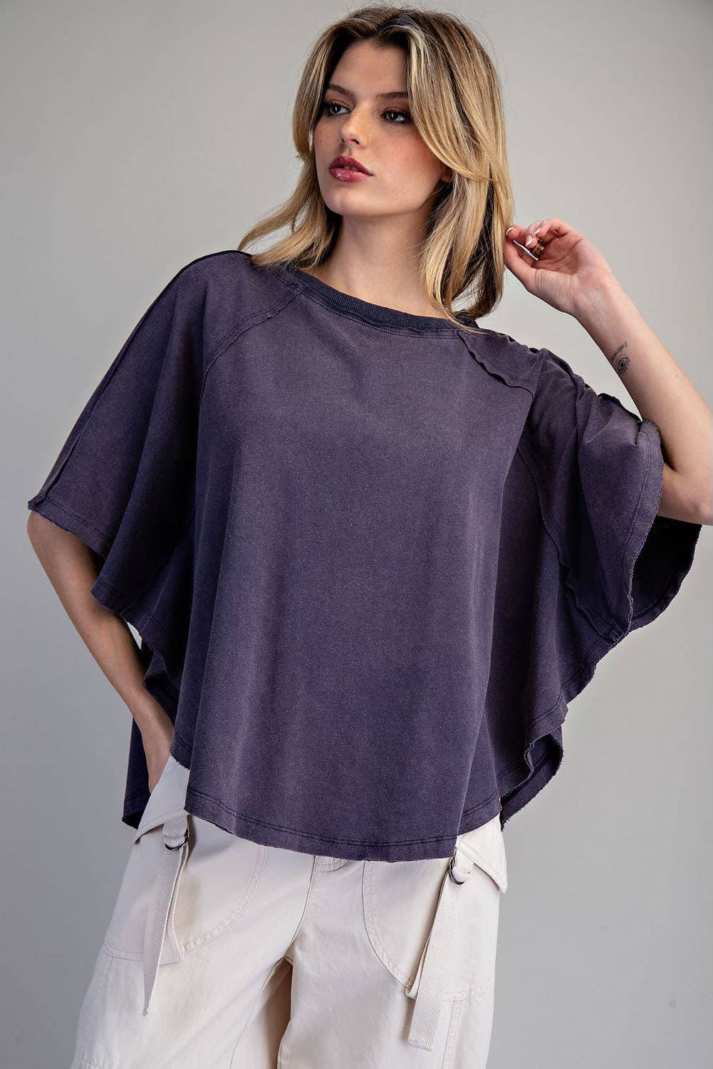 Dolman Sleeve Boxy Top