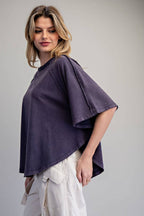 Dolman Sleeve Boxy Top
