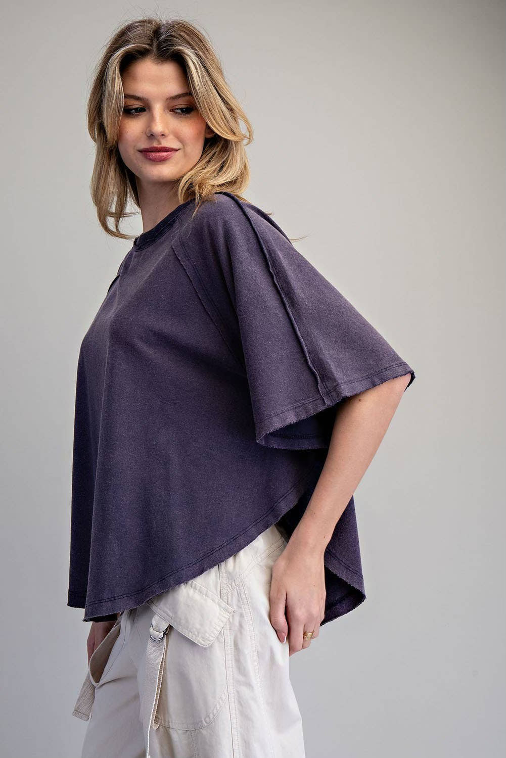 Dolman Sleeve Boxy Top