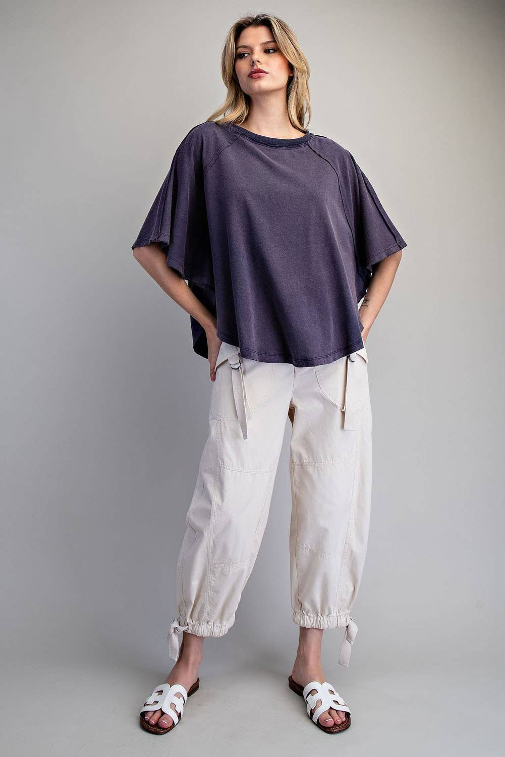 Dolman Sleeve Boxy Top