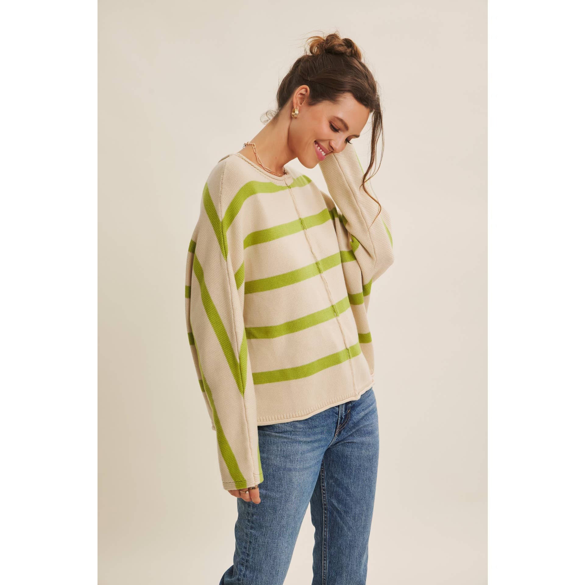 Coastal lime Cotton Knit