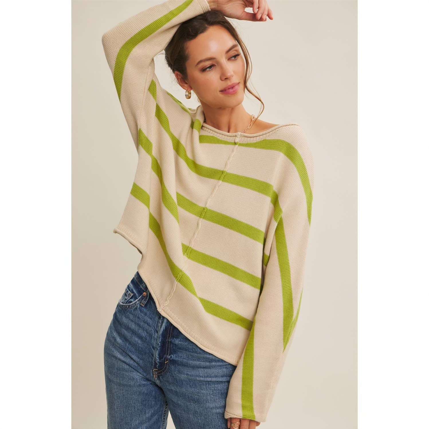 Coastal lime Cotton Knit
