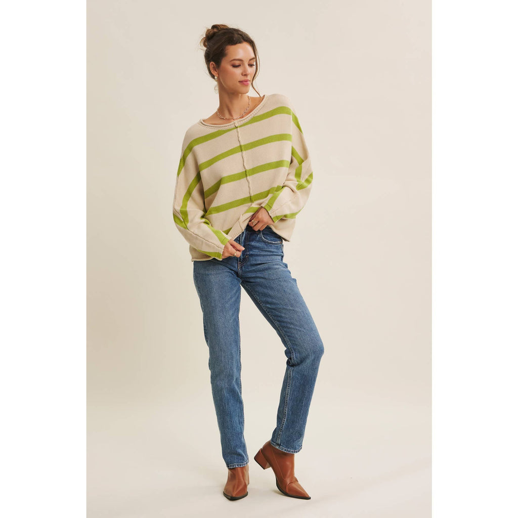 Coastal lime Cotton Knit