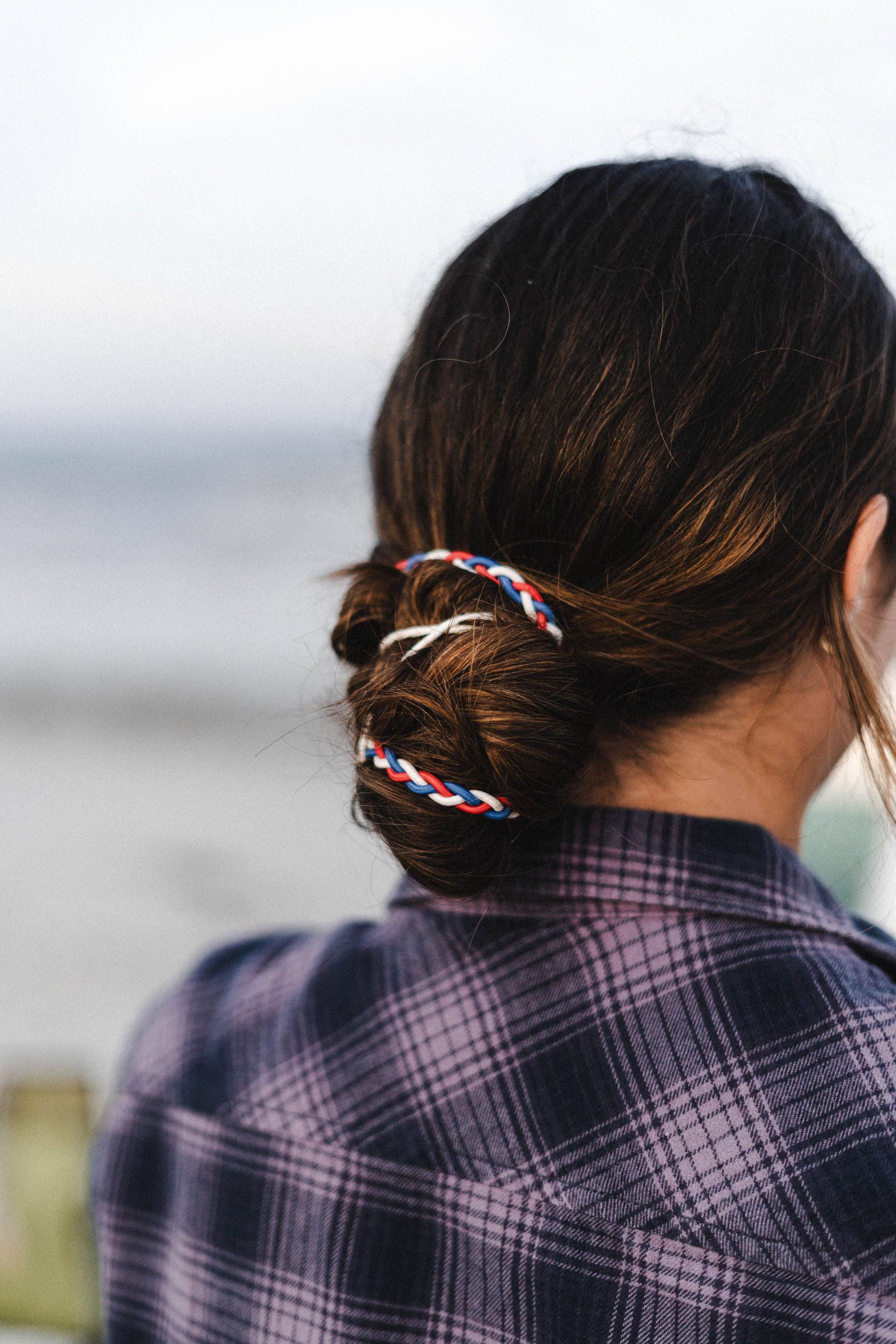 Rip Tie Tangle Free hair Tie -3Pack Freedom Trail