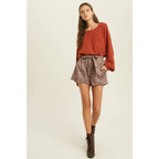 Desert Ember Gauze Top