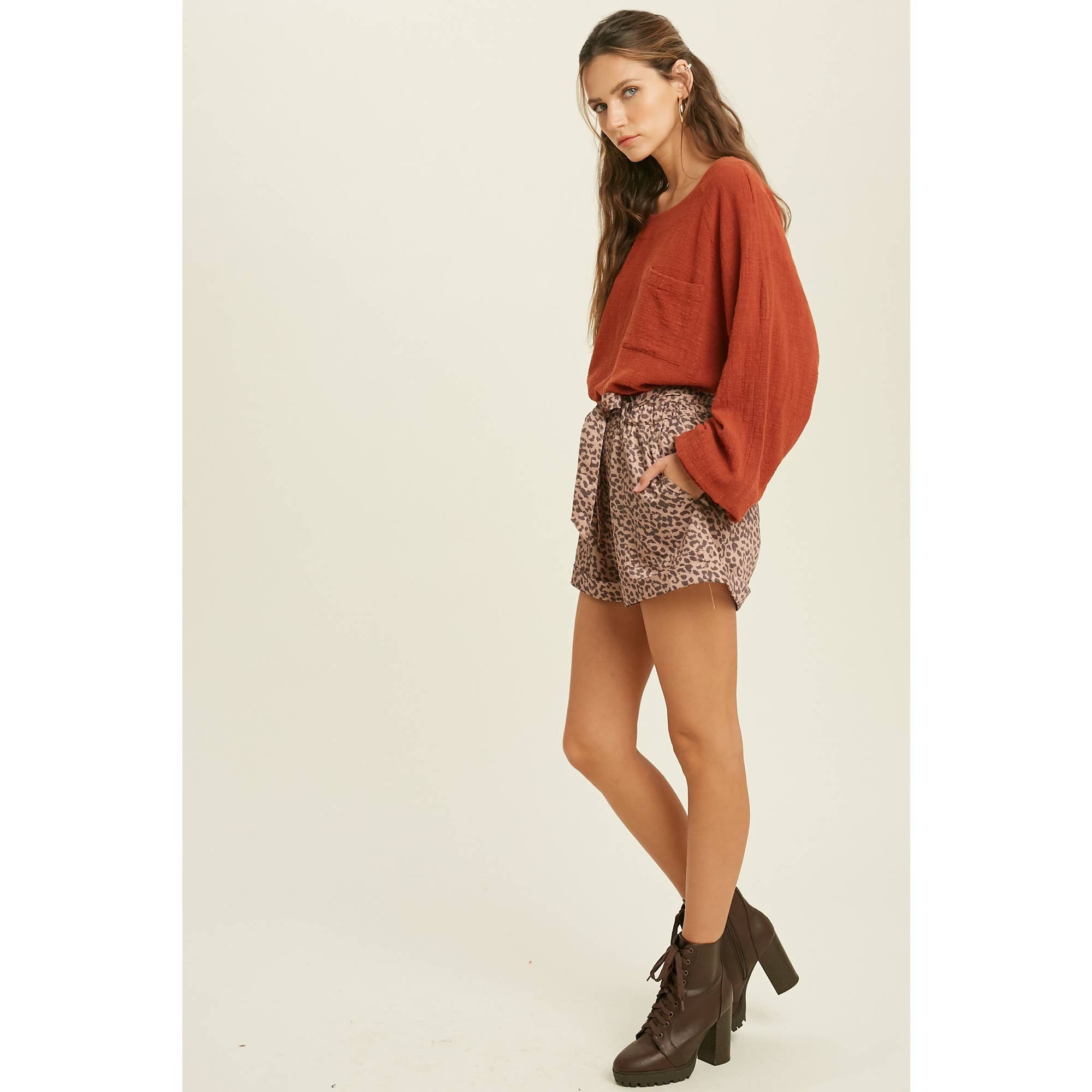 Desert Ember Gauze Top