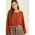 Desert Ember Gauze Top
