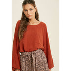 Desert Ember Gauze Top