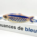 Bluefin Pearl Fish Claw Clip