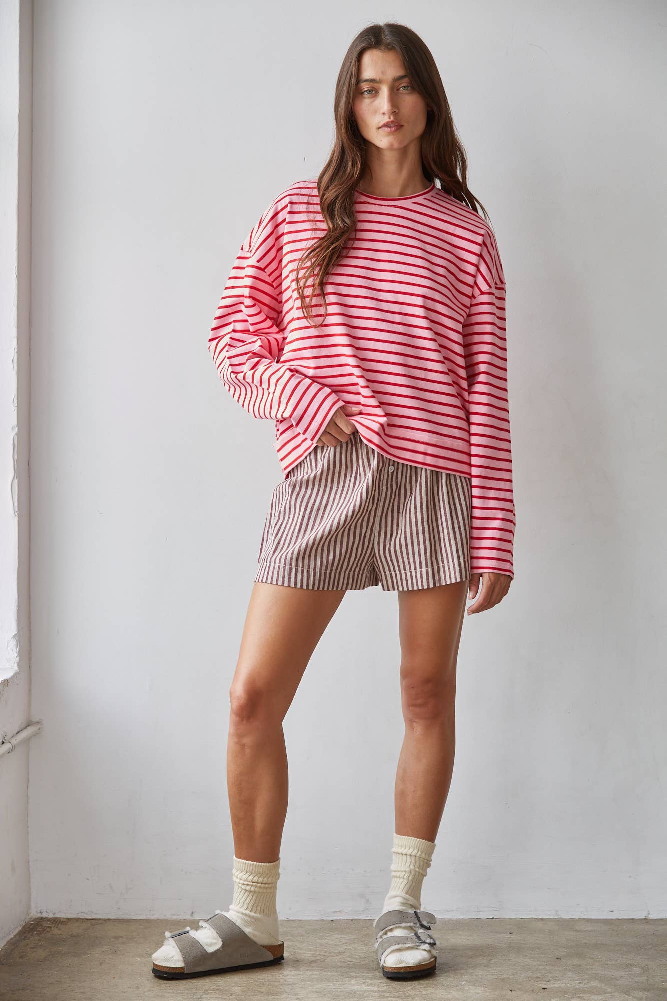 Easy Like Sunday Stripe Shorts
