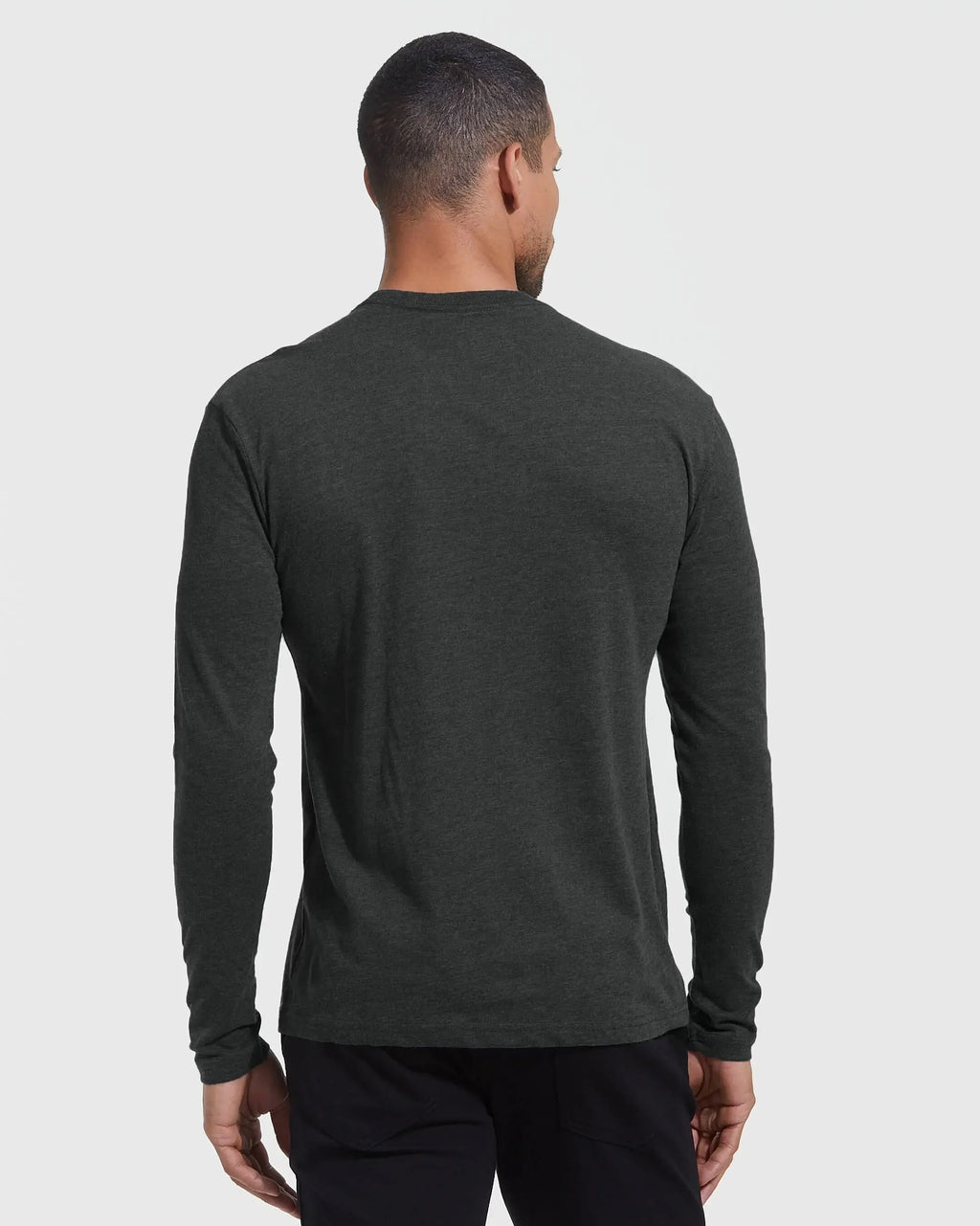 Classic Men’s Long-Sleeve Crewneck Tee