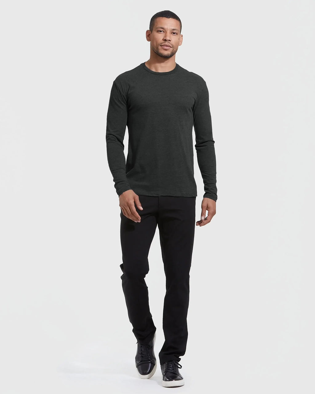 Classic Men’s Long-Sleeve Crewneck Tee