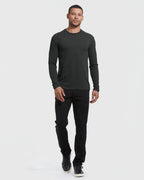 Classic Men’s Long-Sleeve Crewneck Tee