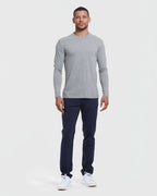 Classic Men’s Long-Sleeve Crewneck Tee