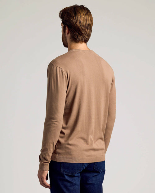 Classic Men’s Truffle Lightweight Crewneck Sweater
