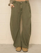 The Sagewood Cotton-Denim Trousers