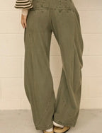 The Sagewood Cotton-Denim Trousers